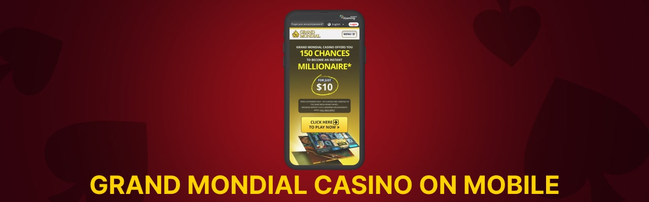 Grand mondial casino on mobile